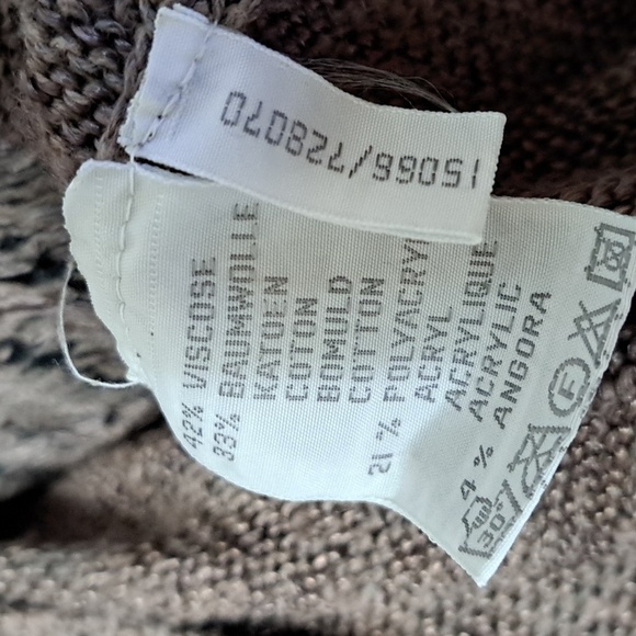 Olsen Cotton Blend Sweater with Angora accents Size 36 - Picture 12 of 15